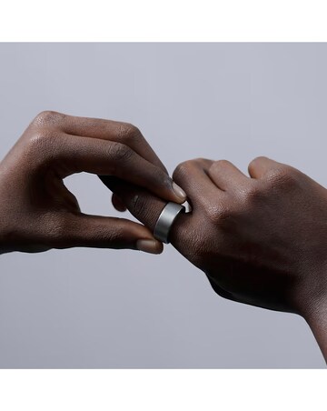 Ultrahuman Ring AIR Bluetooth Smart Ring - Raw Titanium - Size 10
