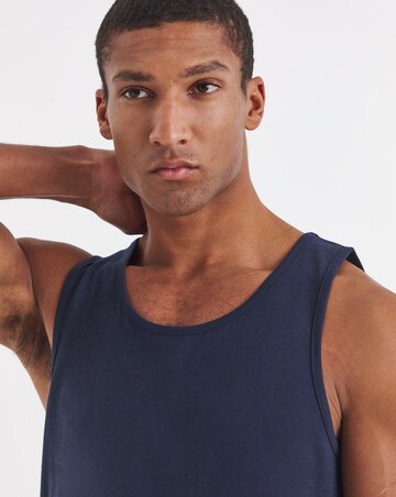 Basic Navy Vest Long