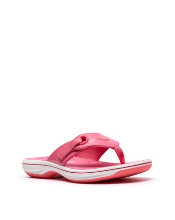 Clarks Pink Cloudsteppers Brinkley Reyna Sandals - Standard Fit (D)