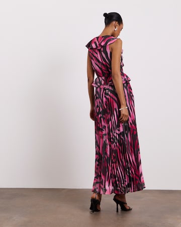 Joanna Hope Printed Pleated Dress