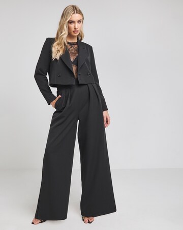Flounce London Black Tailored Blazer