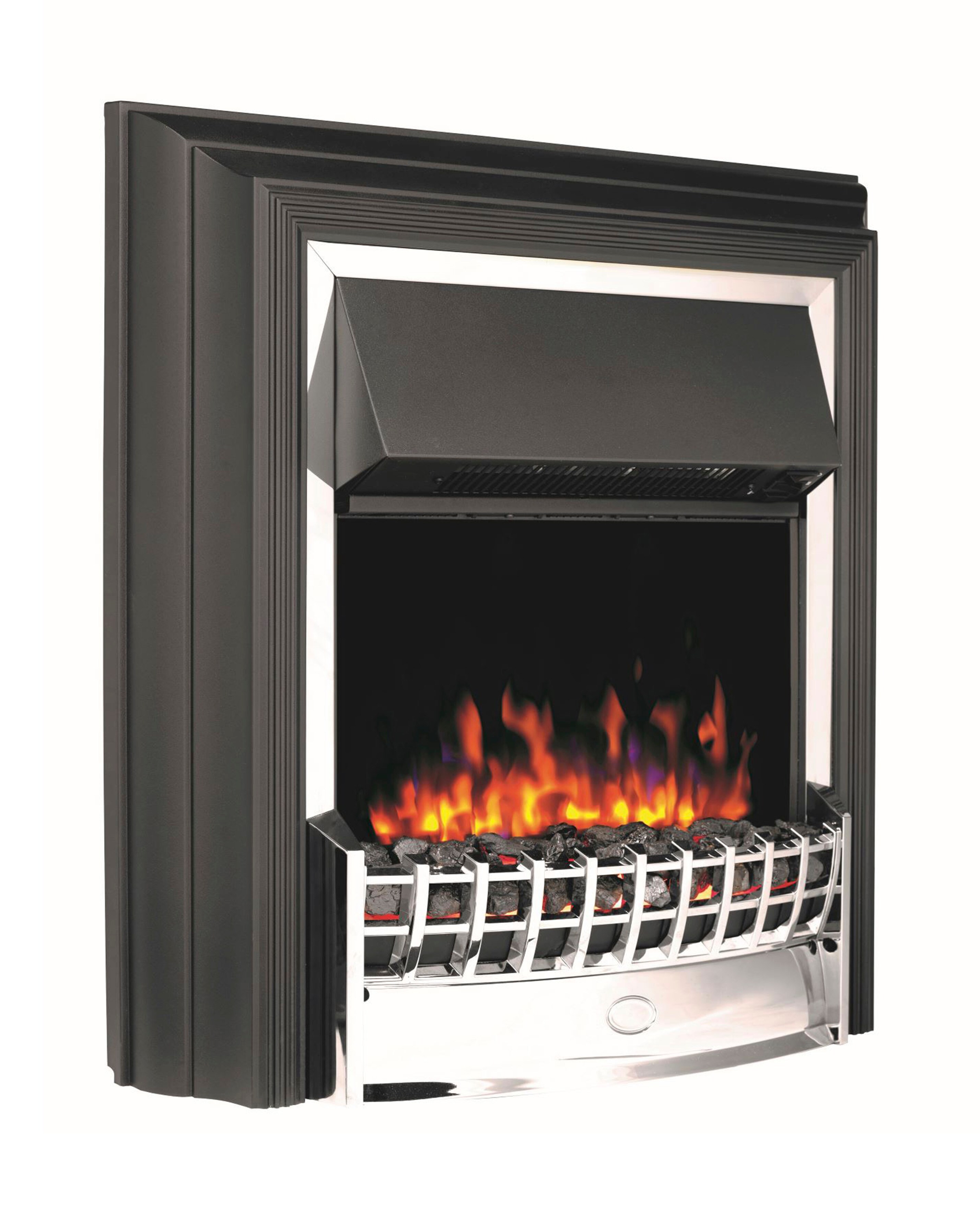 Dimplex Cheriton Deluxe Chrome Optiflame Electric Fire | Ambrose