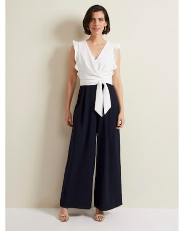 Phase Eight Ayla Corsage Colourblock Jumpsuit