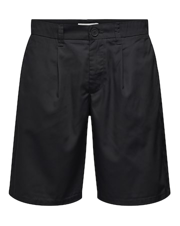 Only & Sons Kal Wide Chino Short - Black