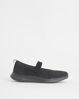 Cushion Walk Black Mary Jane Leisure- Extra Wide Fit (EEE)