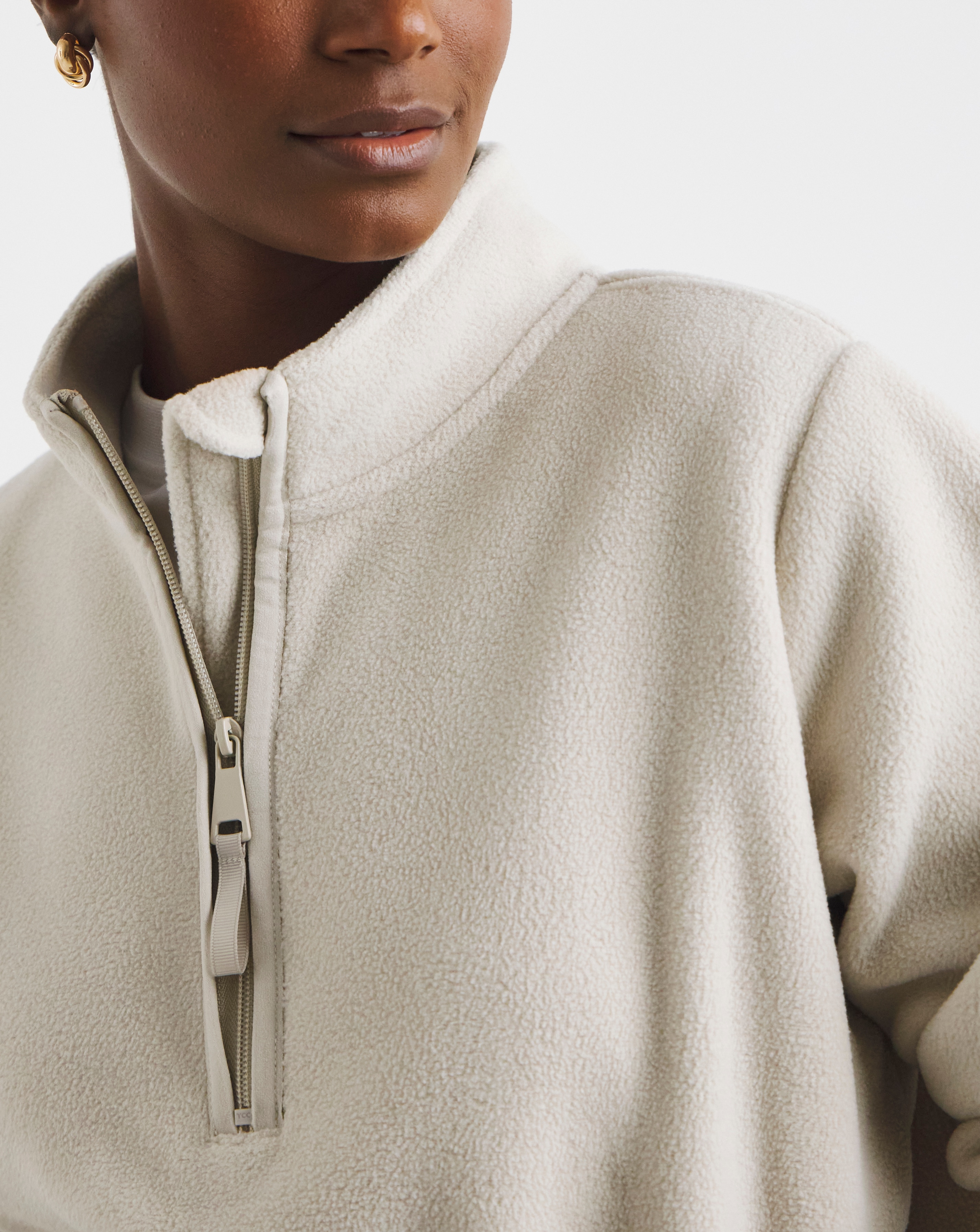 Quarter Zip Longline Fleece | Ambrose Wilson