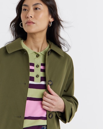 Khaki Trench Car Coat