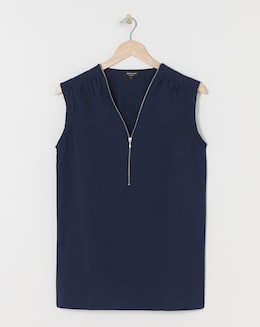 Zip Front Top