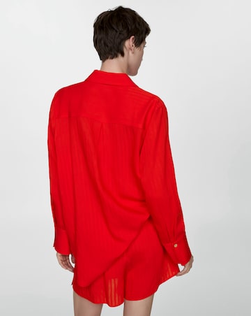 Mango Celestia Stripe Shirt