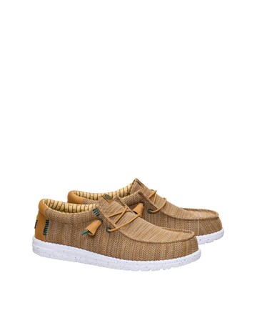 HeyDude Wally Stretch Sox Shoe - Brown