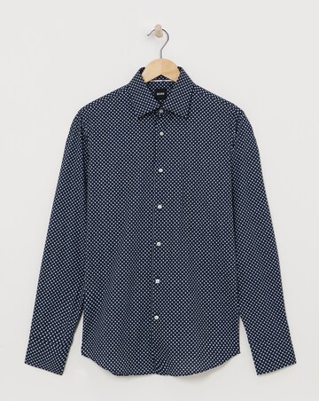 BOSS Regular Fit Printed Formal Shirt