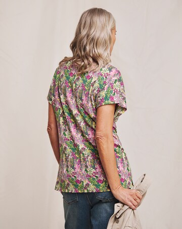 Julipa Jersey Notch Neck Top