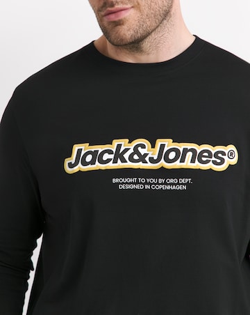 Jack & Jones Vesterbro Logo T-Shirt - Black