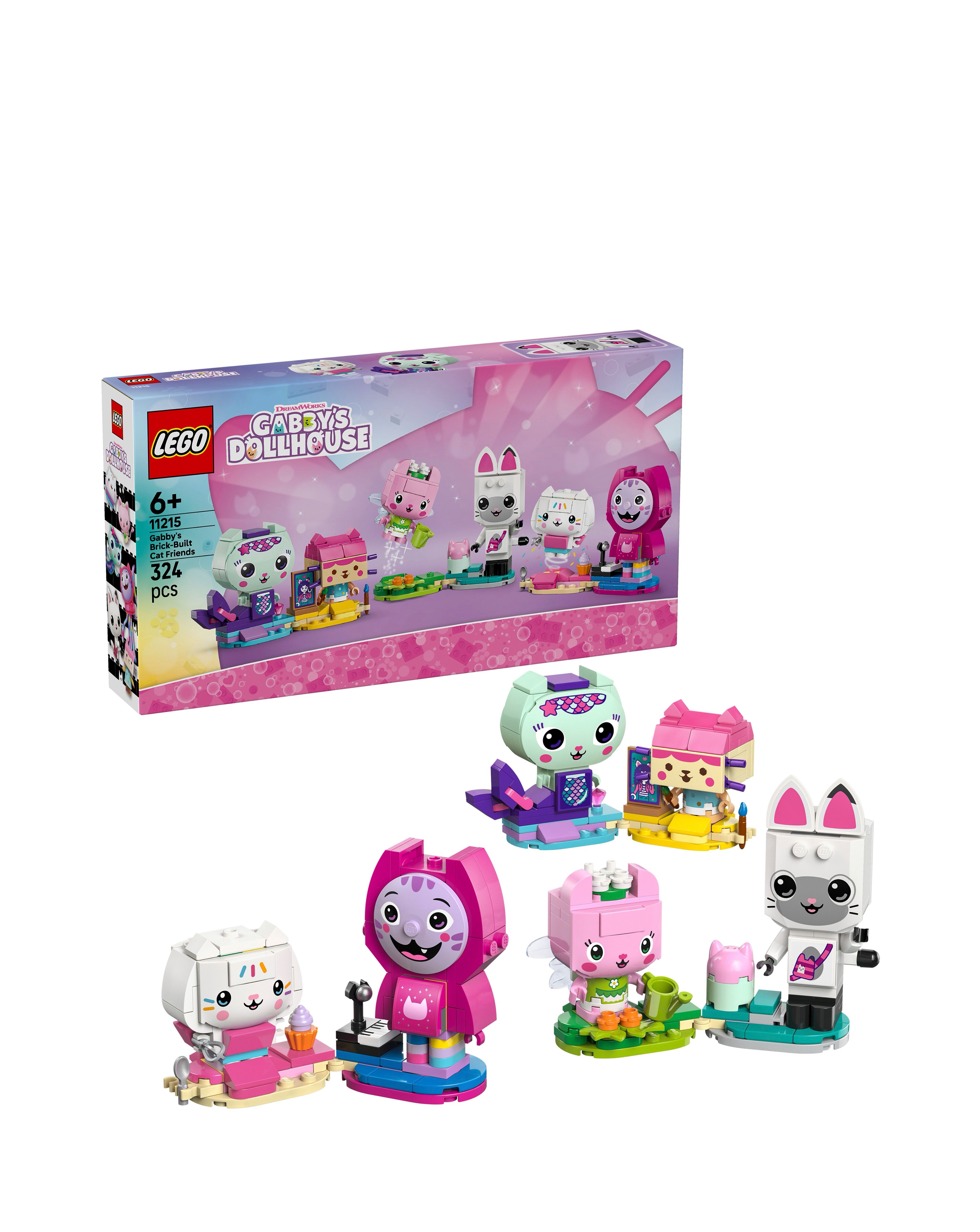 Gabby出品　まとめて LEGO Gabby's Dollhouse Gabby's Brick-Built Cat Friends | Ambrose