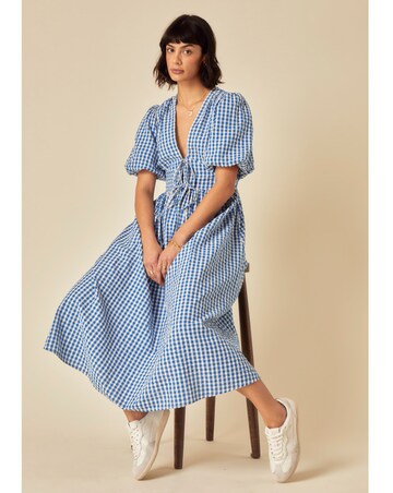 Nobody's Child Scarla Gingham Midi Dress