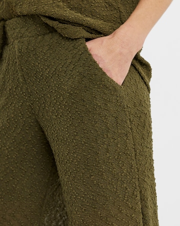 Soft Touch Boucle Wide Leg Joggers