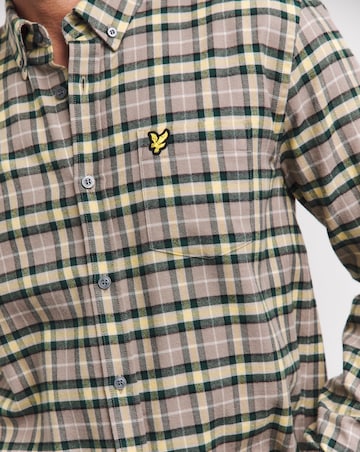 Lyle & Scott Long Sleeve Flannel Checked Shirt