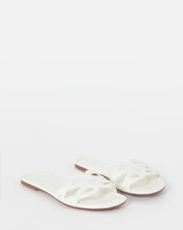 Rosario Padded Loop Detail Mule Sandals - Extra Wide Fit (EEE)