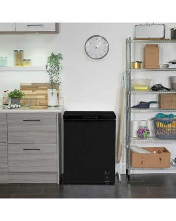 Abode A142CF0E1B Chest Freezer 142L Black + Install