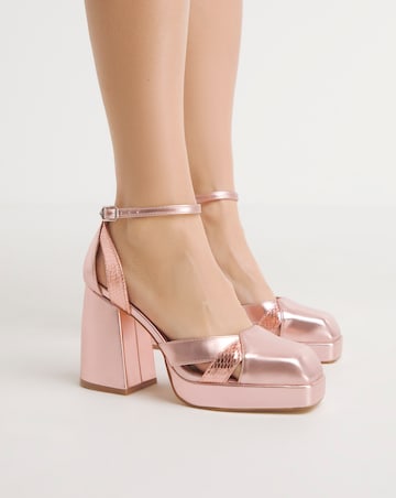 Mya Platform Heeled Shoes - Extra Wide Fit (EEE)