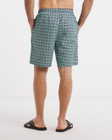 2 Pack Value Seahorse Print Swim Shorts Long