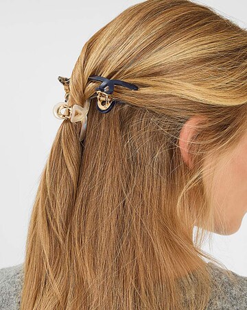 Accessorize 3-Pack Resin Twist Claw Clips