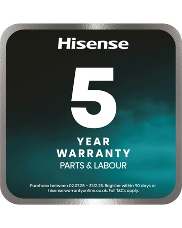 Hisense Power Steam 5i Series DH5I104BWAB WiFi-enabled 10kg Tumble Dryer - Black