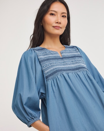 Julipa Pure Cotton Chambray Dress