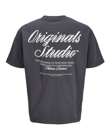 Jack & Jones Norrebro Back Graphic T-Shrt - Grey