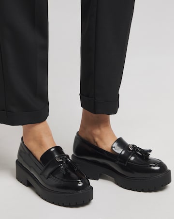Jolene Tassle Chunky Loafer Extra Wide EEE Fit