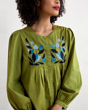 Seasalt Cornwall Thornapple Embroidered Shirt