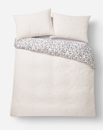 Roar Leopard Cotton Blend Reversible Duvet Cover Set