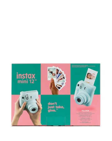 Fujifilm Instax Mini 12 Mint Green Camera + Shot Film + Case + Album + Stickers