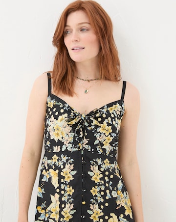 FatFace Phoebe Citrus Floral Midi Dress