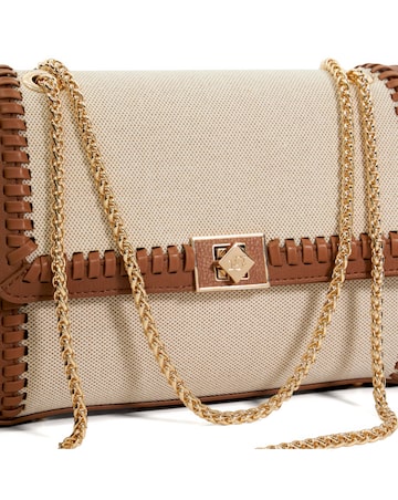 Dune Diligently Canvas Shoulder Bag