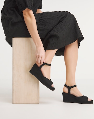 Lexi Barely There Wedge Sandals - Extra Wide Fit (EEE)