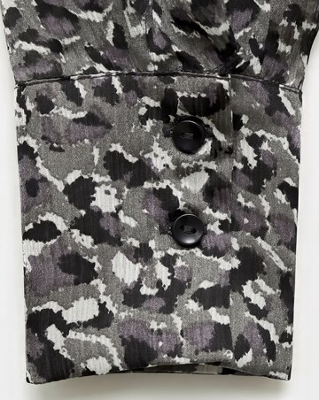 Mango Leopard Print Blouse