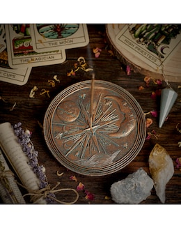 Mystic Legends Sun and Moon Incense Burner