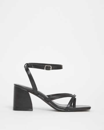 Amaya Strappy Toe Post Heeled Sandals - Extra Wide Fit (EEE)
