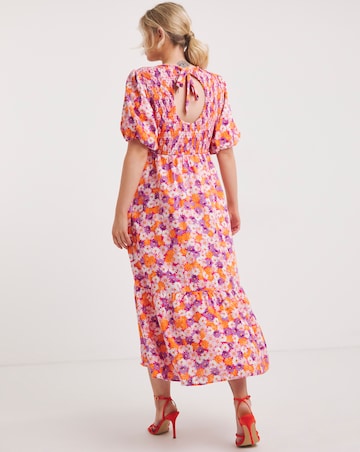 Nobody's Child Kelsie Daisy Print Midi Dress