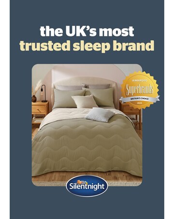 Silentnight Summer Breeze Seersucker Coverless 4.5 Tog Duvet and Pillowcase Set