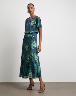 Joanna Hope Split Sleeve Maxi Dress