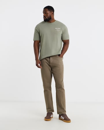 Jack & Jones Urban Edge Back Graphic T-Shirt - Green