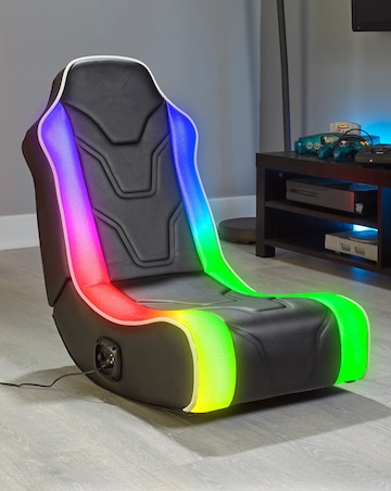 X Rocker Chimera 2.0 Audio Floor Rocker LED Gaming Chair for Kids