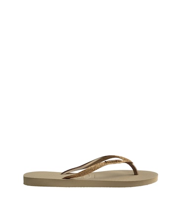 Havaianas Slim Glitter II Toe Post Flip Flop Sandals