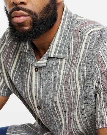 Textured Stripe Shirt