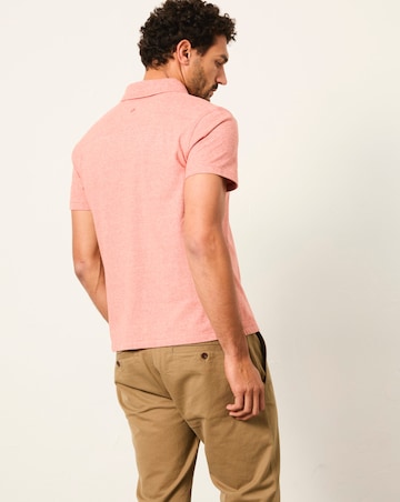 FatFace Elm Stripe Polo (Regular & Tall) - Rust