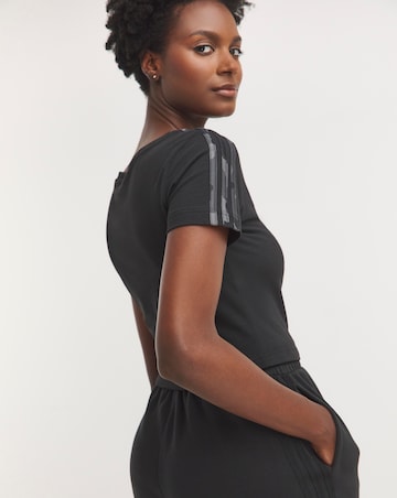 adidas 3 Stripes Crop Baby T-Shirt