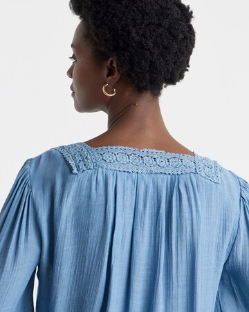 Square Neck Prairie Blouse