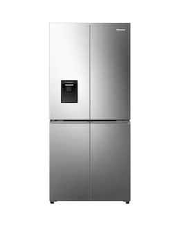 Hisense RQ5P470SMIE 80cm American 4 Door Fridge Freezer - Silver